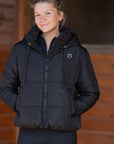 Juliette Puffer Jacket in Black