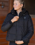 Juliette Puffer Jacket in Black