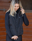 Adrienne Puffer Vest in Black
