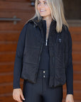 Adrienne Puffer Vest in Black