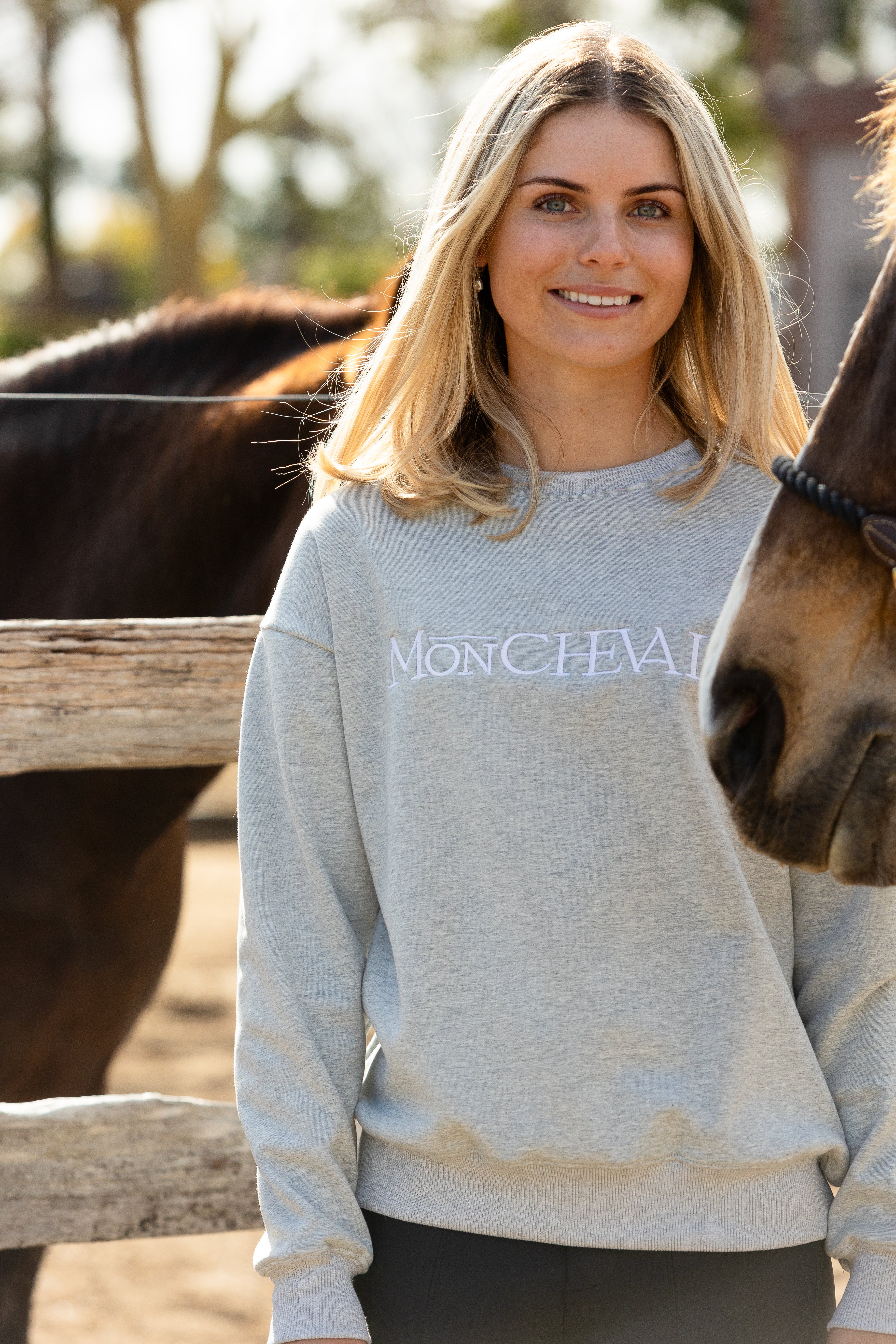 Veera Premium Sweatshirt in Grey