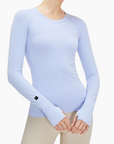 Camille Training Top in Powder Blue