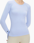 Camille Training Top in Powder Blue