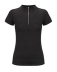 Helen Quarter Sleeve Baselayer in Black