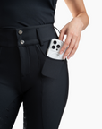 Edwina Hybrid Breeches in Black