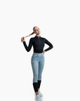 Lottie Denim Tights in Light
