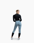 Lottie Denim Tights in Light