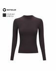 Laura Mock Neck in Slate